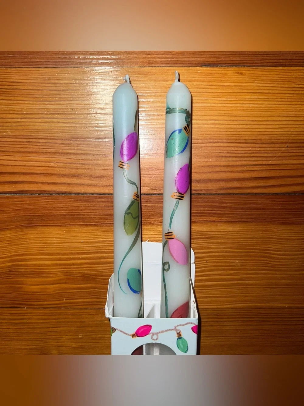 ANTHROPOLOGIE String Light Taper Candles